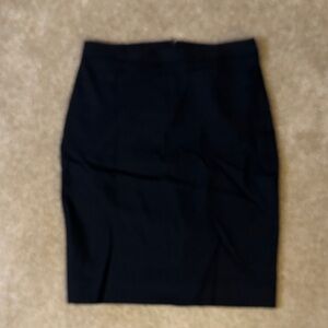 J. Crew Classic Black Pencil Skirt